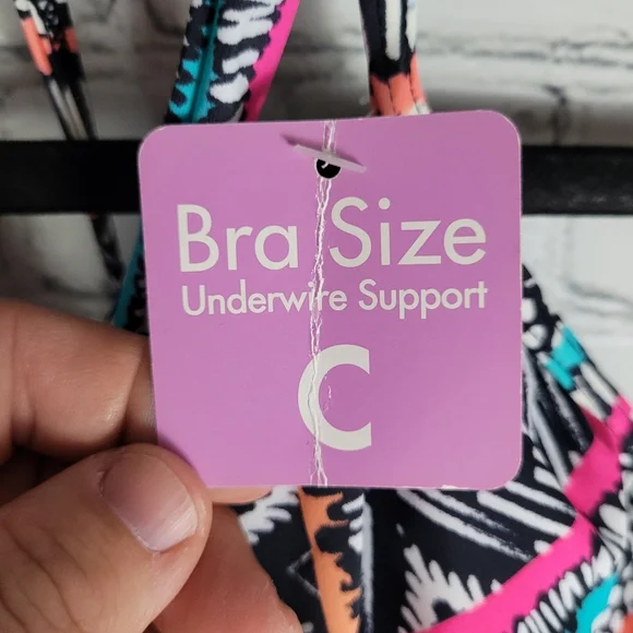 COCO RAVE | Simone halter underwire bra wrap bikini swim bathing suit top - Picture 4 of 12